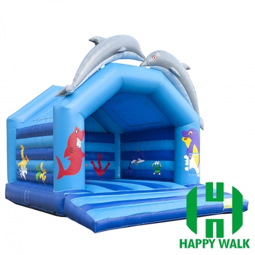 Dolphin Sea World Inflatable Castle