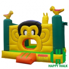 Monkey Themed Inflatable Castle