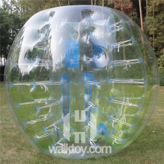 Half Dark Green Half Clear Soccer Bubble