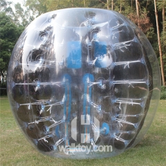 Half Black Half Clear inflatable Soccer Bubble