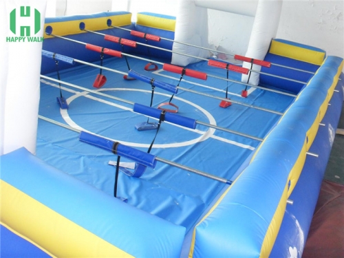 Commercial Outdoor Inflatable Ball Race Game Filed   for Football and  Sport