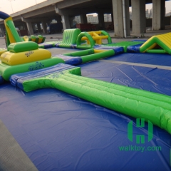 Inflatable Water Park Floating on Water for Adult