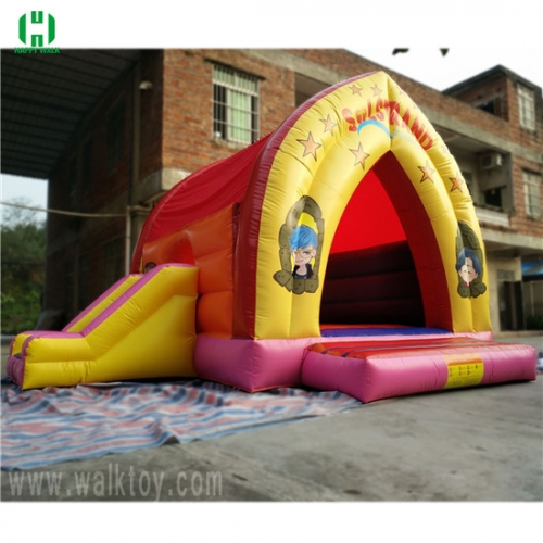 Inflatable castle slide combo