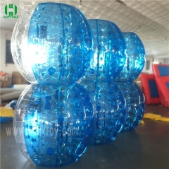 Blue and Clear Body Zorb Ball