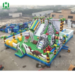 Giant Jurassic Dinosaur Themed Inflatable Amusement Park