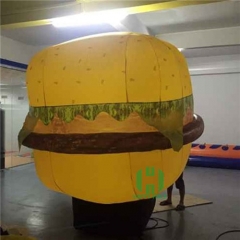 Food Hamberg Inflatable Moving Cartoon