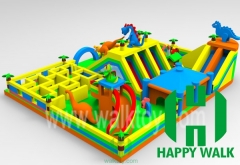 Interactive Game Maze Climb Themed Inflatable Amusement Park
