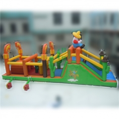 Guns Inflatable Obstacle Course Castle