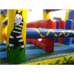 Coco Tree Inflatable Obstacle Course Castle