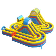 Inflatable Obstacle Maze Course Castle