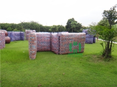 Shooting Inflatable CS Bunker , Inflatable Cylinder Air Sealed Paintball bunkers Obstacle Barriers