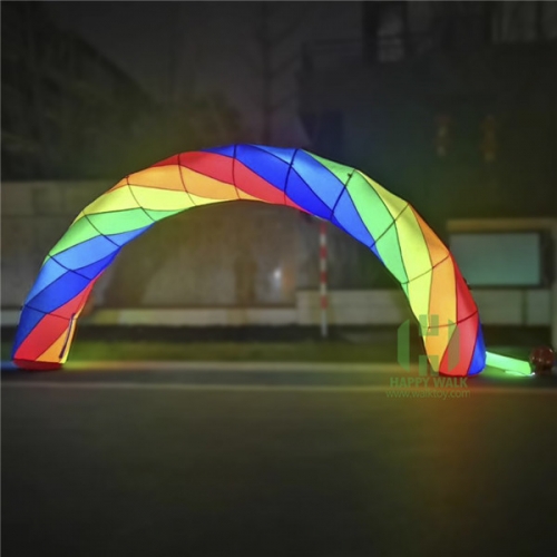 Rainbow Inflatable Double Arch