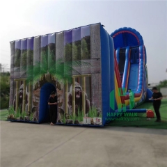 21*6*11M Jungle King Kong  Water Slide