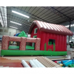 9*6*4.6m Inflatable Red House Bouncer Castle