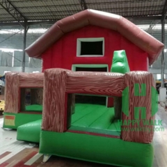 9*6*4.6m Inflatable Red House Bouncer Castle