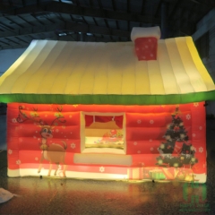 LED Christmas Inflatable Decoration House Balloon