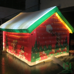 LED Christmas Inflatable Decoration House Balloon