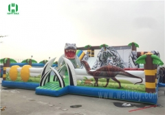 Giant Jurassic Dinosaur Themed Inflatable Amusement Park