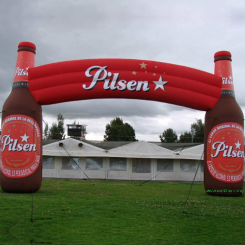 Beer Bottle Advertising Inflatable Acrchway