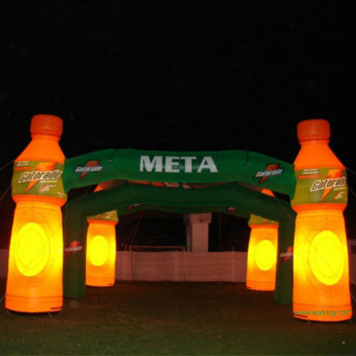 LED Bottle Advertising Inflatable Arch