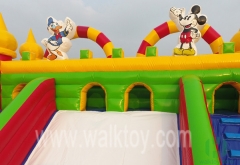 Mickey & Donald Duck Outdoor Themed Inflatable Amusement Park for Children