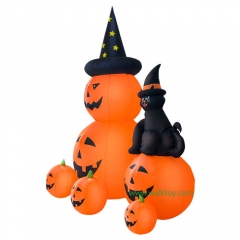 Helloween axe death,Pumpkin cat,arch inflatable decoration