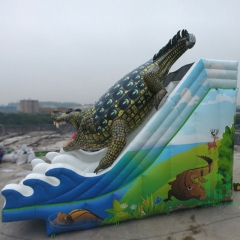 Crocodile Inflatable Water Slide