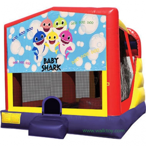 baby shark bouncy castle hire