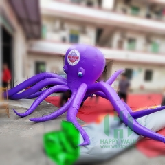 Octopus inflatable slide