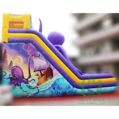 Octopus inflatable slide