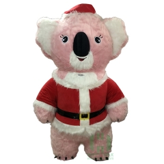 Pink Koala Inflatable christmas mascot costume
