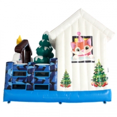 Christmas Snowman Inflatable Bouncer Castle