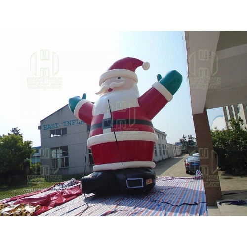 Advertising big cartoon Inflatable large christmas santa claus