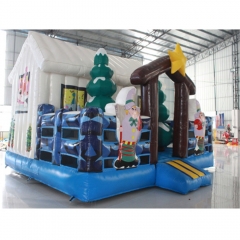 Christmas Snowman Inflatable Bouncer Castle