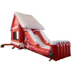 2023 hot sale Christmas Santa Claus bounce house commercial inflatable bouncer slide for sale