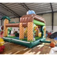 Zoo Animal inflatable jumping castles bouncer for kids fun