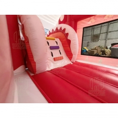 2023 hot sale Christmas Santa Claus bounce house commercial inflatable bouncer slide for sale