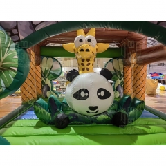 Zoo Animal inflatable jumping castles bouncer for kids fun