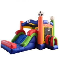 Happy Walk Bouncy castle High Quality Commercial gorilla forest theme Inflatable Bouncer Slide Inflatable trampoline for sale