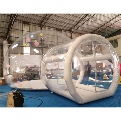 4M PVC inflatable bubble tent outdoor event inflatable transparent bubble dome house with blowers