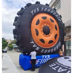 New design customized pneumatic tire model inflatable advertising air model