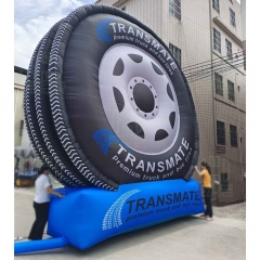 New design customized pneumatic tire model inflatable advertising air model