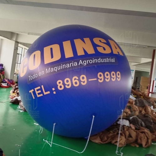 Inflatable circle shape balloon for advertising customized helium balloon for sale