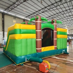 Customized outdoor water park pool water slides inflatable slide inflatable Bouncer water slide