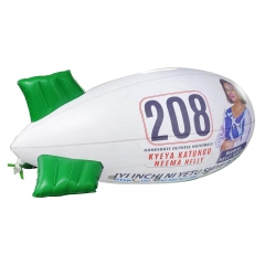 Happy Walk custom logo inflatable airship helium balloon advertising inflatable balloon