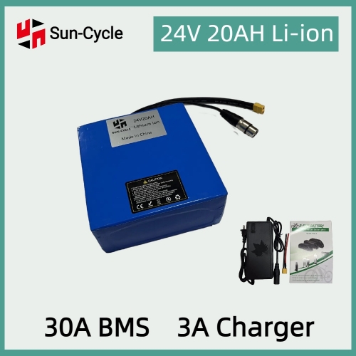 24V20AH LITHIUM ION 18650 BATTERY (WITH 3A CHARGER)