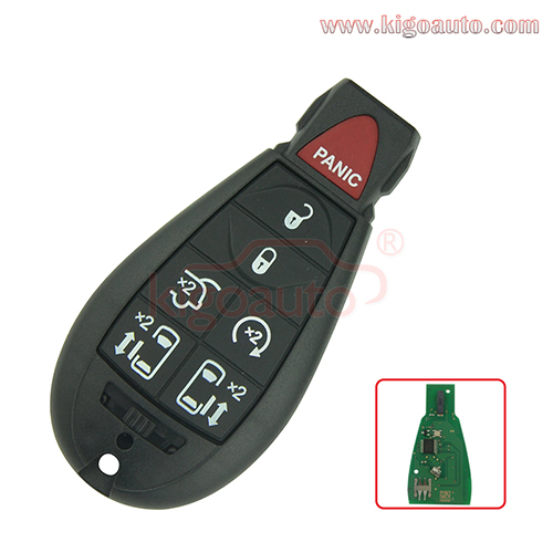 #10 Fobik key 7 button remote 434Mhz M3N5WY783X for Jeep Commander Grand Cherokee 2009