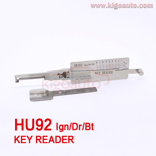 Lishi HU92 Ign/Dr/Bt Key reader