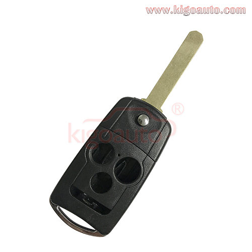 Flip key shell case 3 button for Acura TSX 2009 2010 2011
