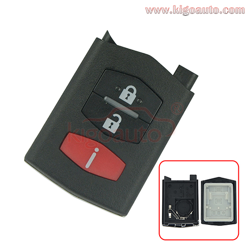 FCC BGBX1T478SKE125-01 Remote key part shell 3 button for Mazda CX-7 2 5 CX-7 CX-9 2006-2015